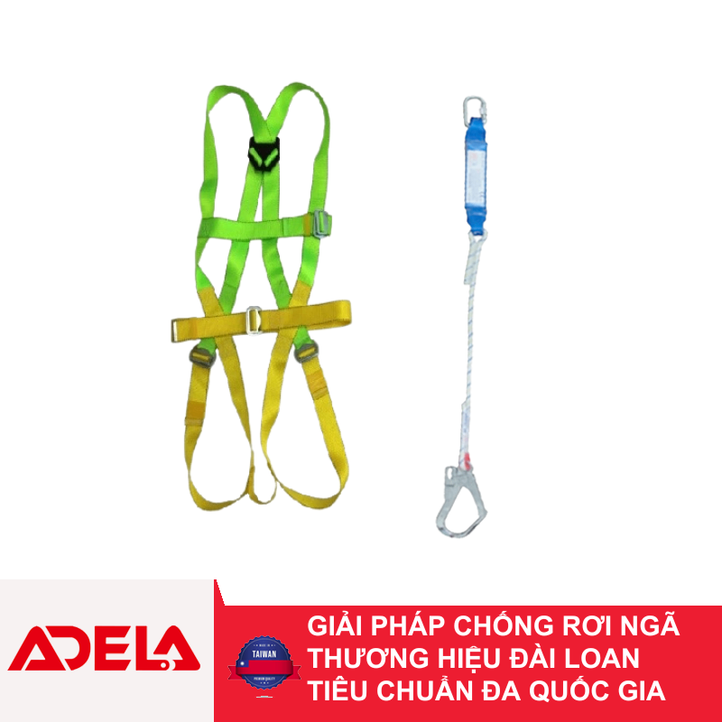 Dây đai toàn thân + dây treo giảm sốc 1 móc Adela H-4501+EF-31