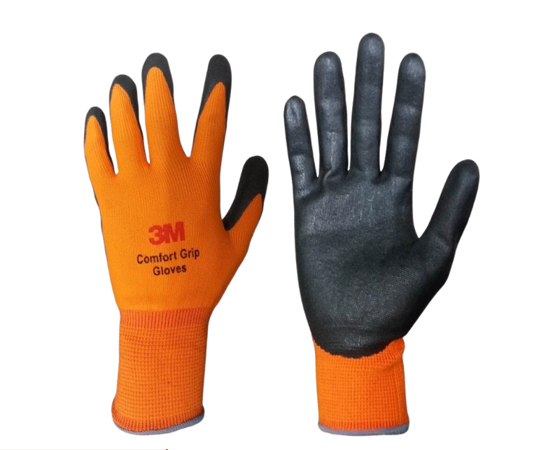 Găng Tay Đa Dụng 3M™ NBR, Màu Cam, Size L