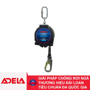 Dây an toàn hãm trượt tự động 3m Adela RFA-030W chất liệu Polyester