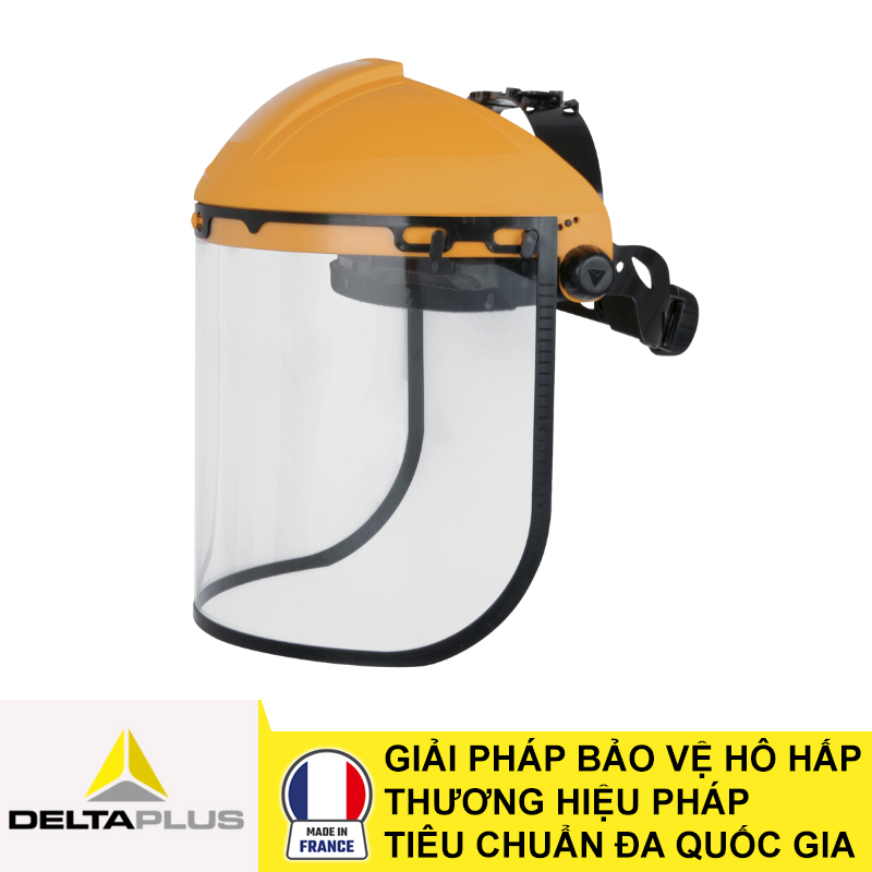Đai mũ bảo hộ kèm tấm chắn mặt Deltaplus BALB2IN
