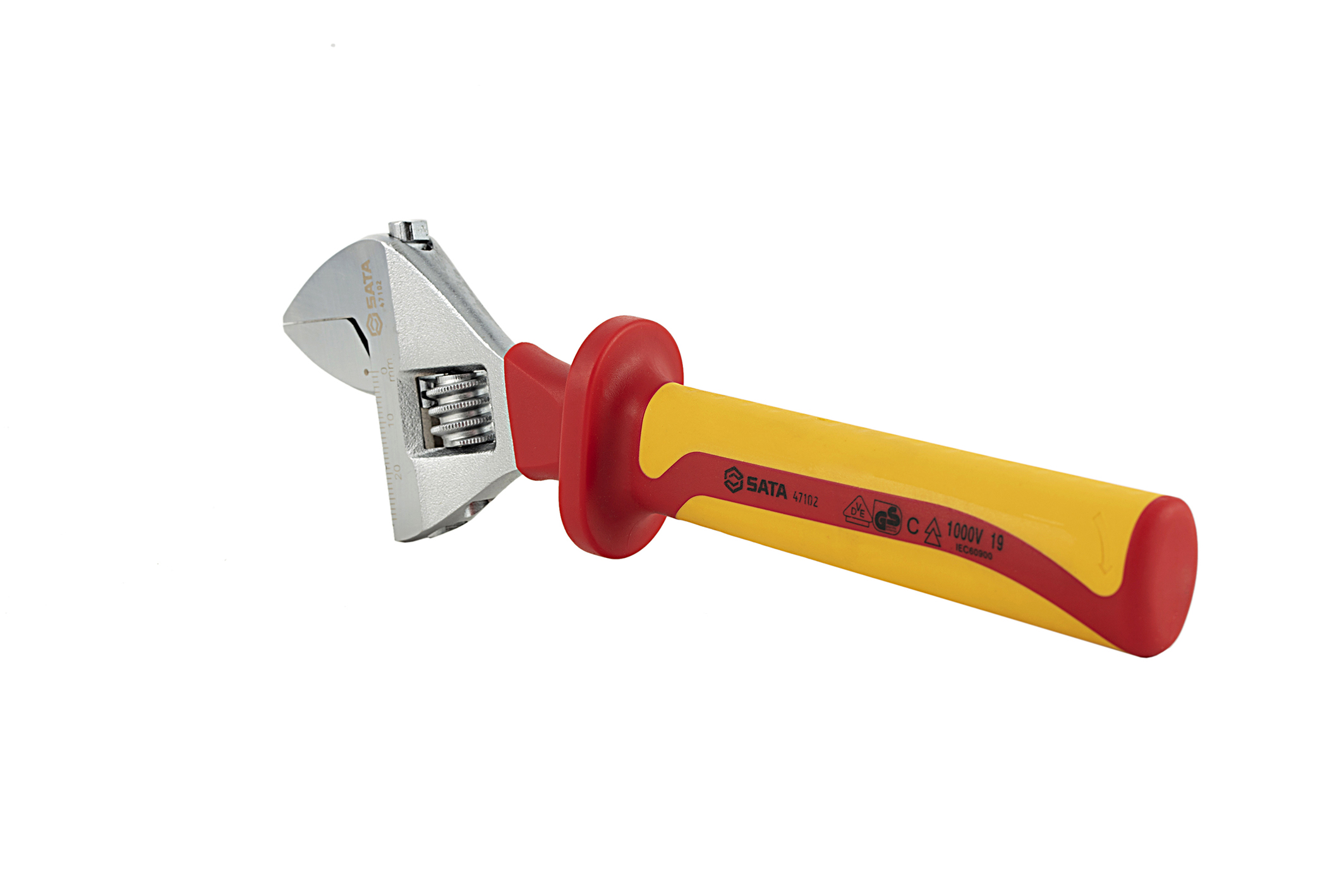 Mỏ lết tự động cách điện 10"/254mm Sata 47103 - Ảnh 3