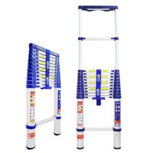 Thang nhôm rút đơn Nikawa NK, chiều cao tối đa từ 3.2m ~ 5.8m, số bậc thang từ 11 bậc ~ 15 bậc