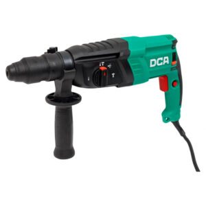 Máy khoan bê tông 3 chức năng DCA AZC800-26Q công suất 800W, đầu gài SDS-Plus, lực đập 2.7J
