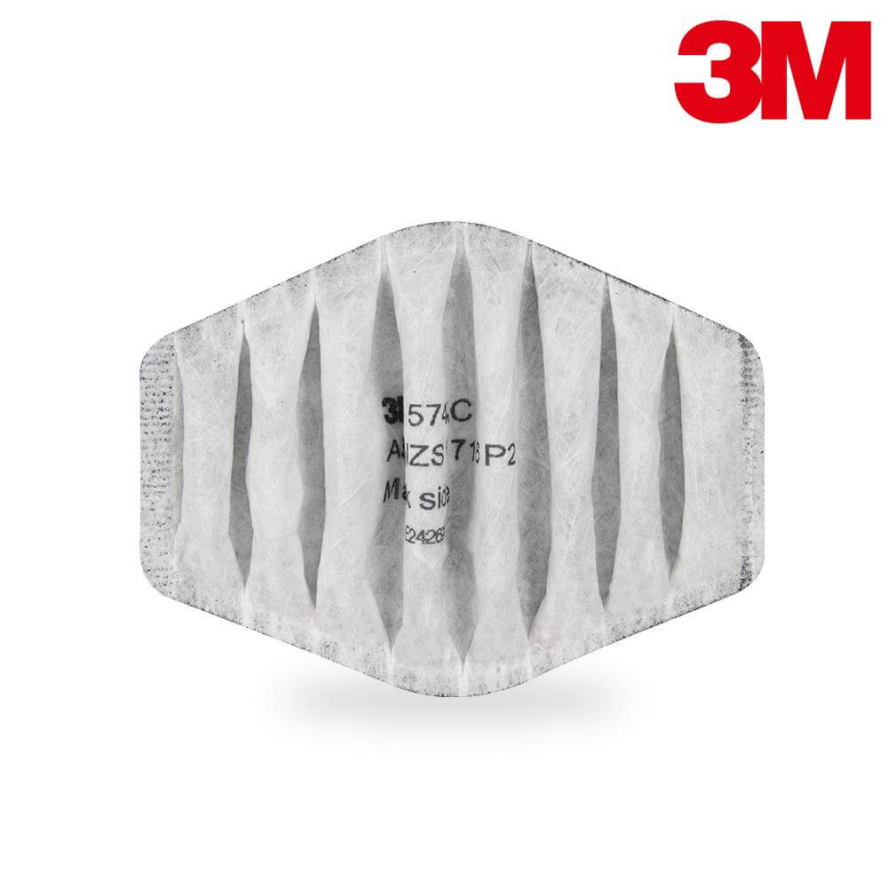 Tấm lọc hạt (bụi) 3M™ 5744C Waffle, than hoạt tính P2 | YTELOC.VN