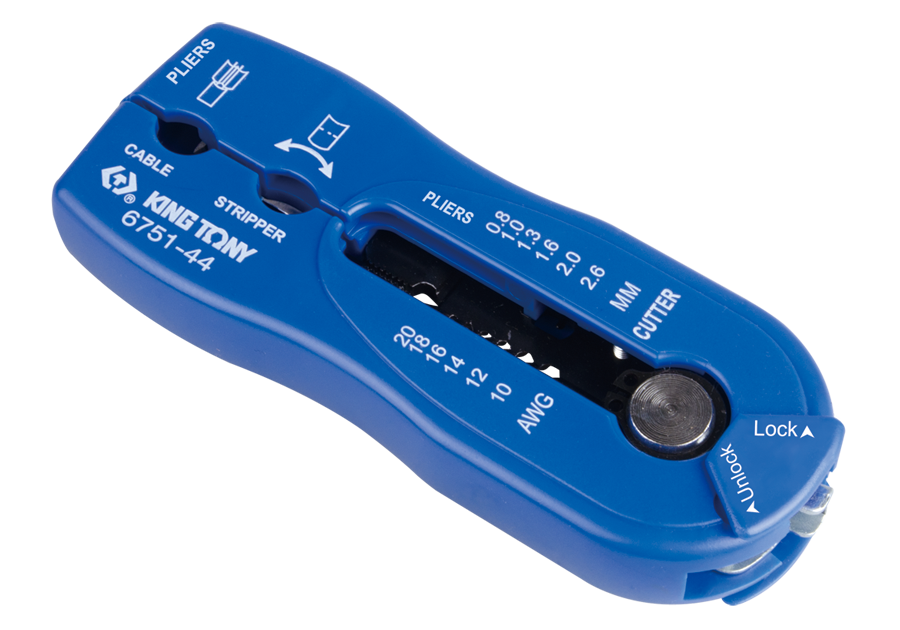 Kìm tuốt dây đa năng Kingtony 6751-44