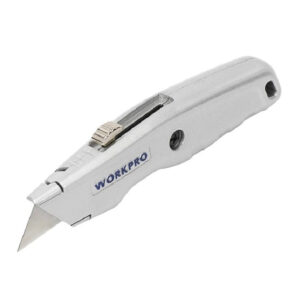 Dao rọc đa năng thân nhôm, lưỡi dao trượt Workpro WP213006