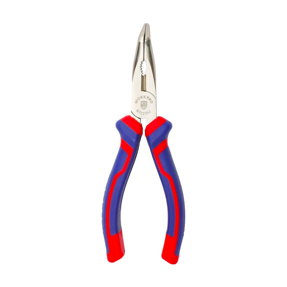 Kìm mũi nhọn mỏ cong Workpro WP231042 - 160mm (Thép Cr-V)