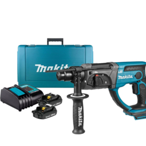 Máy khoan bê tông 3 chức năng Makita DHR202SYE dùng Pin 18V LXT, khả năng khoan 20mm đuôi gài SDS-Plus