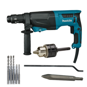 Máy khoan bê tông 3 chức năng Makita HR2670 công suất 800W, đuôi gài SDS-Plus