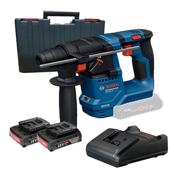 Máy khoan bê tông 2 chức năng Bosch GBH 18V-18 dùng Pin 18V, đuôi gài SDS-Plus
