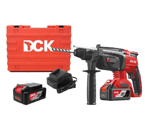 Máy khoan bê tông 3 chức năng DCK KDZC04-24 dùng Pin 20V, đuôi gài SDS-Plus
