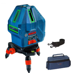 Máy cân mực Laser 5 tia xanh Bosch GLL 50-15 XG đo tối đa 50m