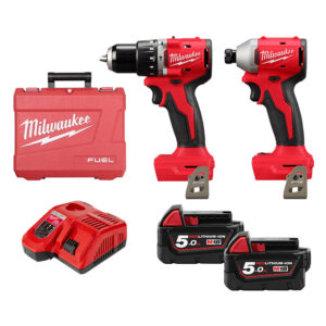 Combo Máy khoan & Vặn vít Milwaukee M18 BLPDRC - BLIDR (2 Pin 1 Sạc)