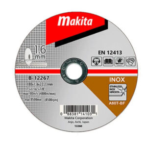 Đá cắt mỏng 180×1.6×22 Makita B-12267