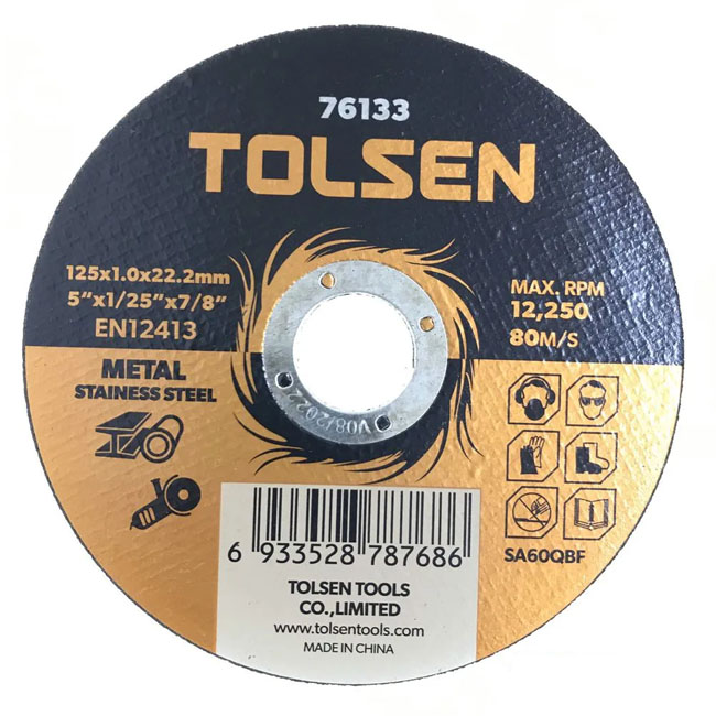 Đá cắt sắt & Inox mỏng 125mm Tolsen 76133