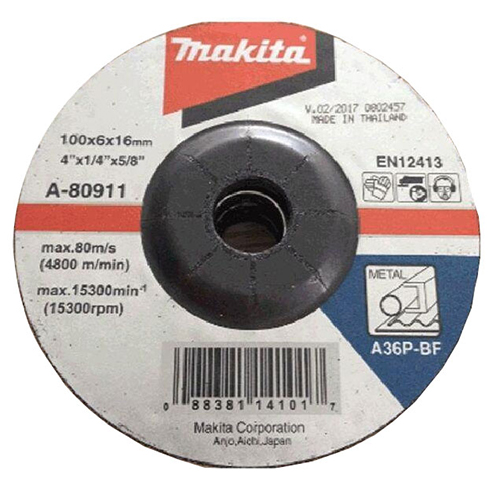 Đá mài sắt Makita A-80911 100 x 6 x 16mm