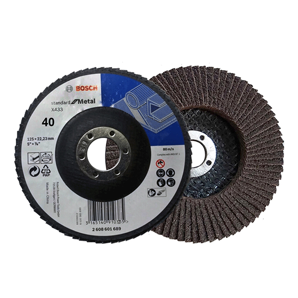 Đĩa nhám xếp Bosch Alox P40 180mm 2608601692