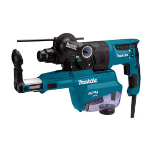 Máy khoan bê tông 3 chức năng Makita HR2653 công suất 800W đuôi gài SDS-Plus, đi kèm hệ thống hút bụi, công nghệ chống rung AVT