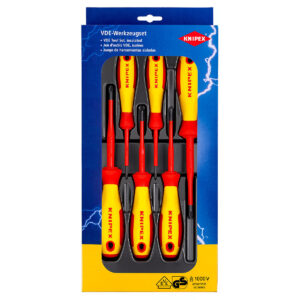 Bộ tua vít cách điện 1000V dáng Slim 6 chi tiết Knipex 00 20 12 V03