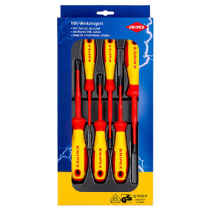 Bộ tua vít cách điện 1000V 6 chi tiết Knipex 00 20 12 V05 (Plus/Minus)