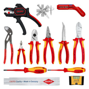 1. Tên sản phẩm tối ưu Bộ dụng cụ bảo trì thiết bị điện 1000V 13 chi tiết Knipex 00 20 90 V02