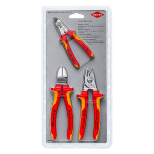 Bộ dụng cụ xử lý cáp điện VDE Knipex 00 31 30 BK V02 – 3 món