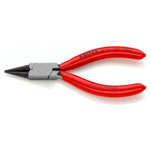 Kìm kẹp, uốn vật liệu chi tiết nhỏ hàm tròn KNIPEX chiều dài 125mm, tay cầm bọc nhựa kháng dầu mở