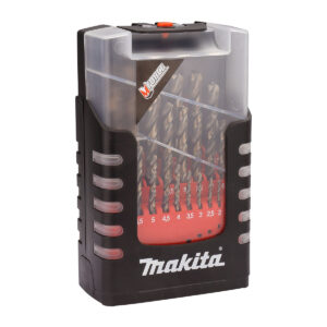 Bộ 25 mũi khoan kim loại HSS M-Force Makita D-29882, kích thước từ 1mm - 13mm