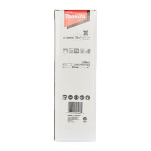 Hộp 15 mũi khoan bê tông TCT 16x210mm loại tiêu chuẩn đuôi gài SDS-Plus Makita D-65218