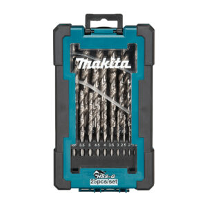 Bộ 25 mũi khoan kim loại HSS-G đuôi tròn Makita D-67555 tiêu chuẩn DIN338