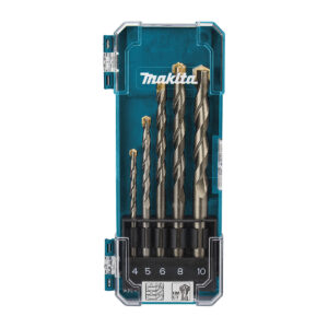 Bộ mũi khoan bê tông TCT 5 chi tiết Makita D-72877 kích thước từ 4mm - 10mm, đuôi trơn