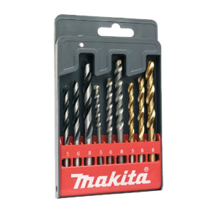 Bộ mũi khoan tổng hợp 9 chi tiết Makita D-08660 kích thước mũi từ 5mm-8mm, đuôi trơn