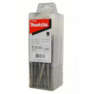 Bộ mũi khoan bê tông 25 chi tiết Makita D-40680 đuôi gài SDS-Plus