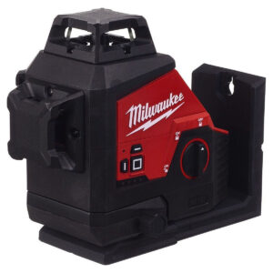 Máy cân mực Laser 3 tia xanh Milwaukee M12 3PL dùng Pin 12V, phạm vi hiển thị 38m