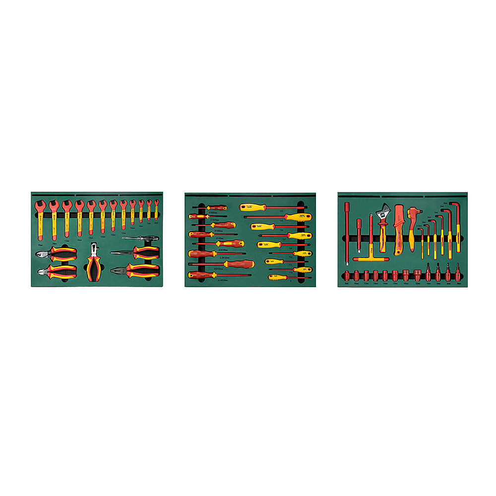 Bộ dụng cụ cách điện 1000V 59 chi tiết Sata 09935 (Chuẩn VDE)