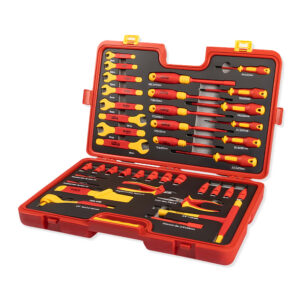 Bộ dụng cụ cách điện 1000V 39 chi tiết Sata AE9102 (Chuẩn VDE)