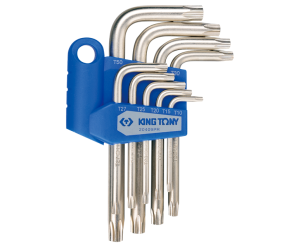 Bộ lục giác bông lỗ 9 cây ngắn Kingtony 20409PR