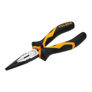 Kìm nhọn công nghiệp, thép CrV, mạ đen, 6 - 8 inch TOLSEN