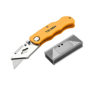 Dao rọc giấy lưỡi liền Tolsen 30007 – Thân hợp kim nhôm (5 lưỡi SK5)