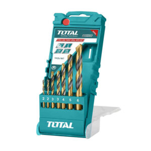 Bộ 7 Mũi khoan kim loại HSS TOTAL TACSD0075