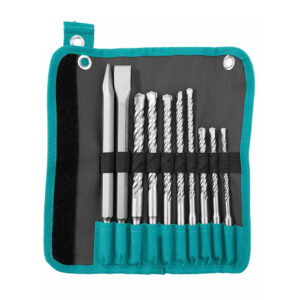 Bộ 10 Mũi khoan gài và Mũi đục TOTAL TACSD19101