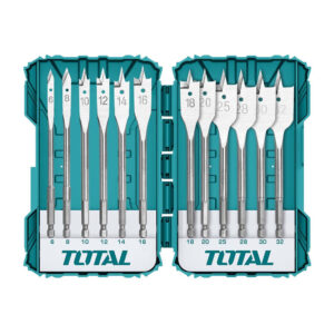 Bộ 12 Mũi khoan gỗ đầu dẹp TOTAL TACSDL1201