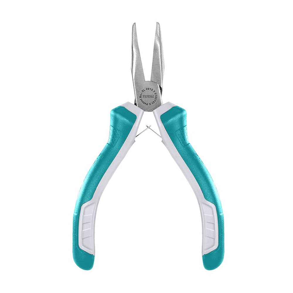 Kìm nhọn mũi cong mini 4.5" TOTAL THTMN456 (115mm)