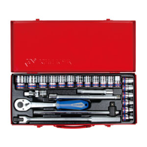 Bộ khẩu hệ 1/2" 6 cạnh 24 chi tiết 8-32mm Kingtony 4526MR03