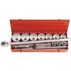 Bộ khẩu hệ 1" 12 cạnh 14 chi tiết 36-80 mm Kingtony 8015MR