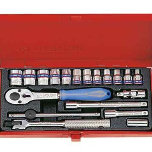Bộ khẩu hệ 1/4"", 19 chi tiết, từ 4-13mm" Kingtony 2021MR