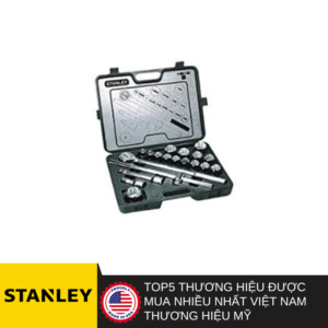 Bộ khẩu hệ 3/4" 12 cạnh hệ inch 19 chi tiết Stanley 89-133