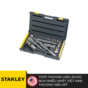 Bộ khẩu 1/2'' 6 cạnh 25 chi tiết Stanley 86-589-1-23