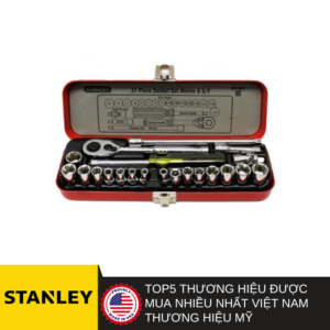 Bộ khẩu 1/4" 6 cạnh 5-13mm và 3/16-1/2" Stanley 89-507