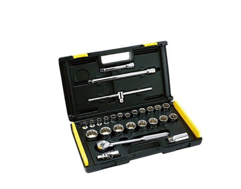 Bộ khẩu 1/2'' 12 cạnh 27 chi tiết Stanley 86-477-23